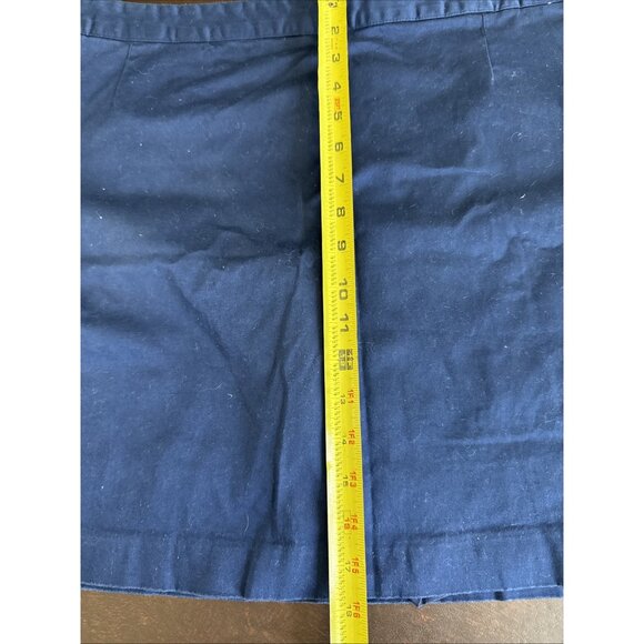 Lizwear Womens Navy Skort Side Zipper/Pockets Size 16 Cotton/Polyester - Picture 6 of 8
